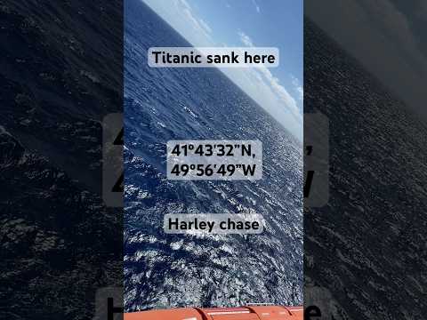 Titanic sank here. 3,800 metres below us. #titanic #movie #titanicwreckage #sad