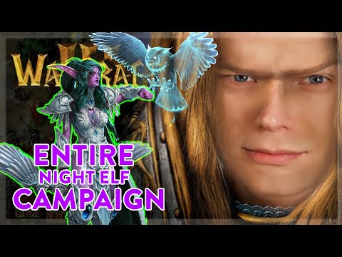 WarCraft 3 - Entire NIGHT ELF Campaign - part 4 - Husky Plays (Archives) - Warcraft 3 Walkthrough