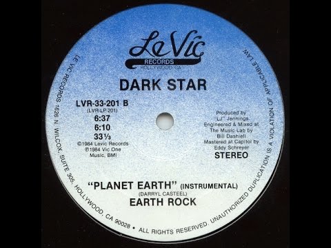 DJ Flash "Presents" MC Fosty & Lovin' C  "EARTH ROCK" Darkstar 1984  WEST COAST OLD SCHOOL