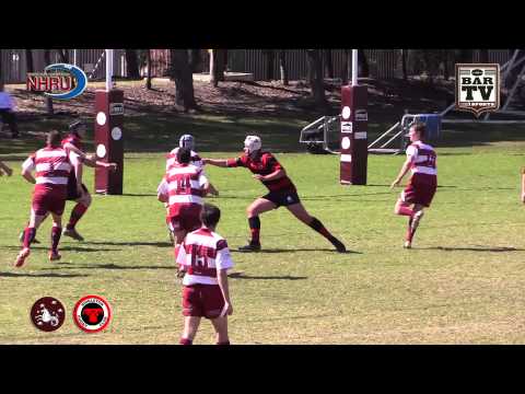 2015 NHRU Round 18 Premier 3 Highlights - University v Singleton
