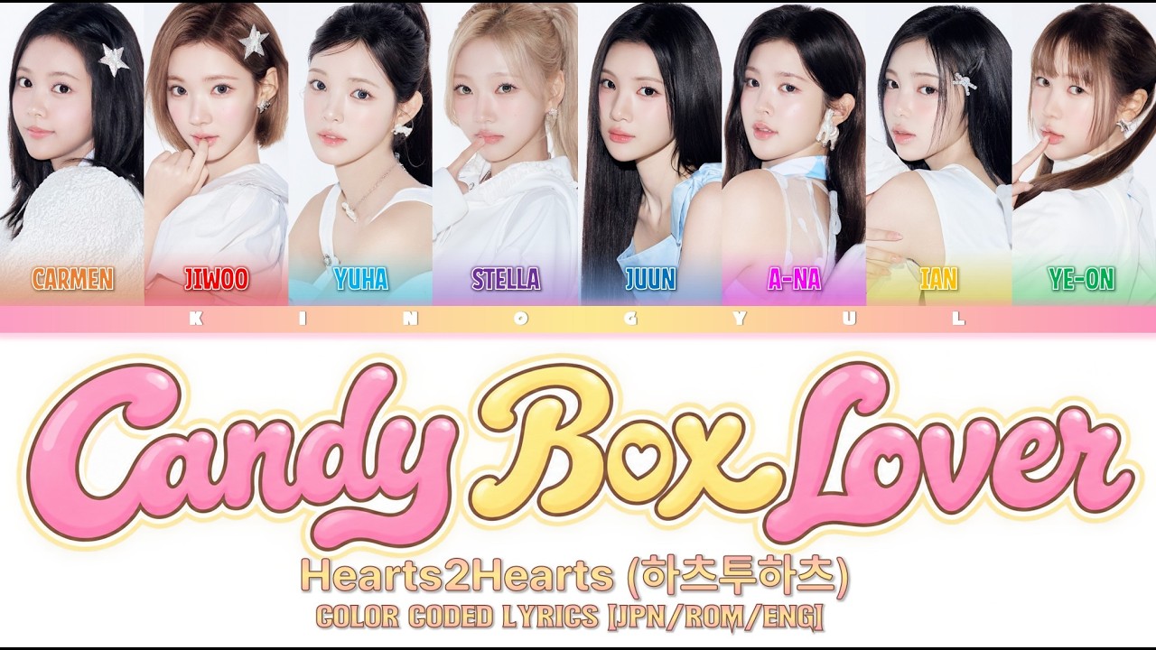 Hearts2Hearts (하츠투하츠) - 'Candy Box Lover' Color Coded Lyrics [Jpn/Rom/Eng]