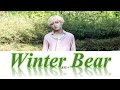 BTS V Winter Bear Karaoke Lyrics Video [INSTRUMENTAL]