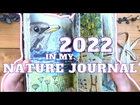 Six Months in my Nature Journal | 2022 Journal Flipthrough