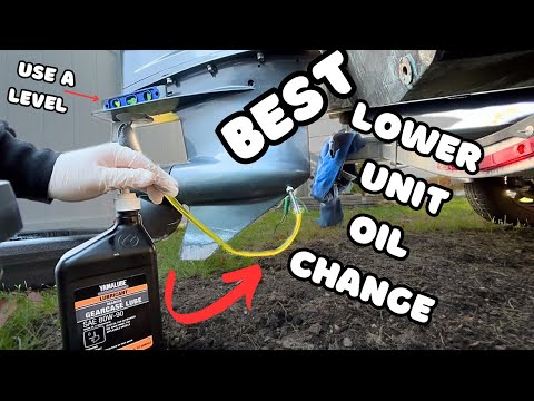How to Change Lower Unit Oil on a Yamaha Outboard - QUICK VERSION