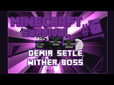 Minecraft 1.15.2 Survival / Wither Boss'u En Kolay Şekilde Kesmek!? (Rehber) / Bölüm #6