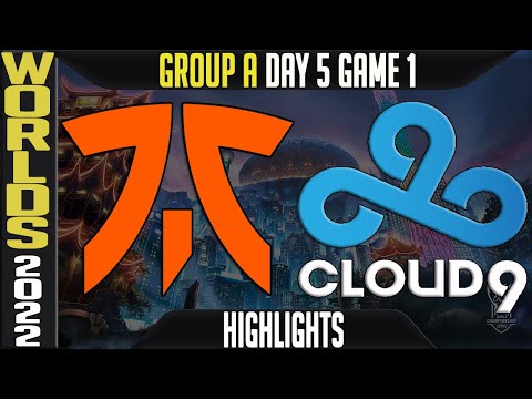 FNC vs C9 Highlights | Worlds 2022 Day 5 Group A Game 1 | Fnatic vs Cloud9
