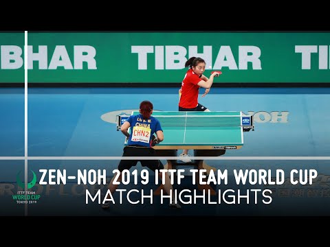 Wu Yue vs Liu Shiwen | ZEN-NOH 2019 Team World Cup Highlights (1/4)
