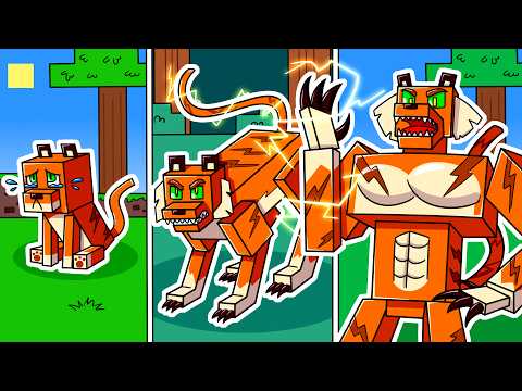 Insane! Electric Tiger Survives 1000 Days in Hardcore Minecraft!
