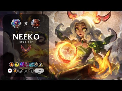 Neeko Top vs Gragas - KR Grandmaster Patch 13.8