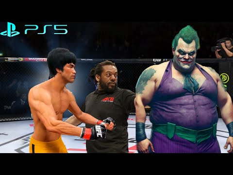 UFC4  Bruce Lee vs Crazy Clown EA Sports UFC 4