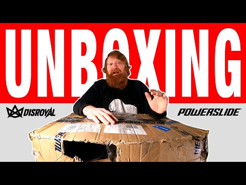 Unboxing a HUGE Package from DISROYAL and POWERSLIDE! What did I get!?