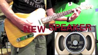 GUITAR TONE - SPEAKER CHANGE UPGRADE BLACKSTAR HT 20 - CELESTION VINTAGE 30 G12