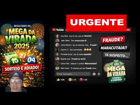 Mega da Virada lottery postponed to January 1, 2026, sparking controversy over fraud | Politics2301