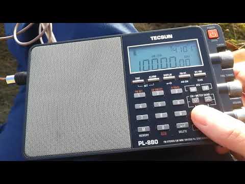 WWV Time signal and faint sound of Italcable time station in background