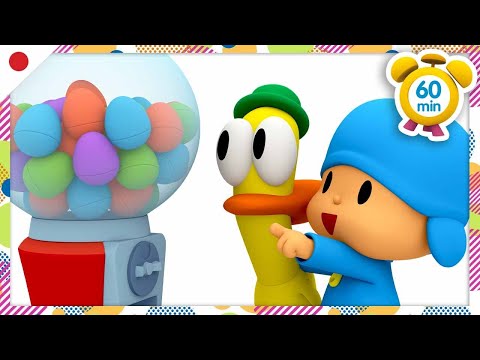 🥚🌈 POCOYO TÜRK - Renkli sürpriz yumurtalar [ 60 dakika ] Çocuklar için ÇIZGI FILMLER