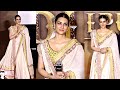 Kriti Sanon Looking Beautiful In Saree At Adipurush Trailer Launch