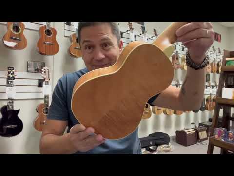 Gold Tone ResoMaple: Concert-Scale Curly Maple Resonator Ukulele with Gig Bag image 11