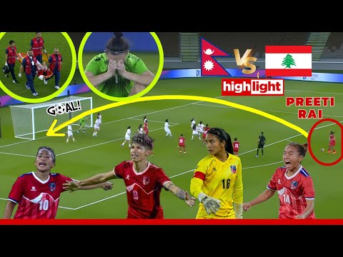 NEPAL 2-1 LEBANON Semi-final HD HIGHLIGHT| WAFF Women's Championship 2024 #nepalifootball #preetirai