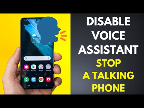 How to stop a talking phone, disable TalkBack #Talkback