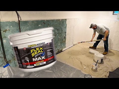 How to Waterproof Basement Walls With Flex Seal Products