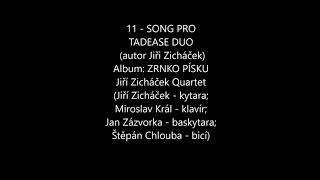 Video Song pro Tadeáše DUO (Song For Tadeas)- Jiří Zicháček