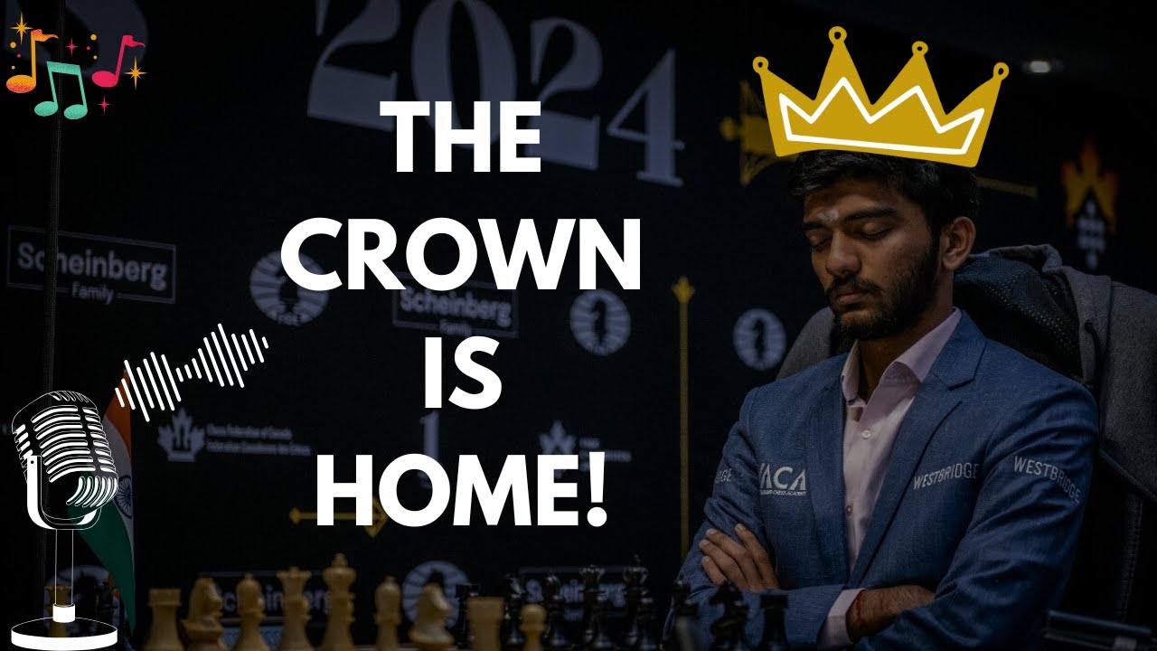 Gukesh wins WCC! Crown is home!