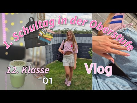 First day of school vlog📚🌟💋*High school/ new school* (XXL haul/ terrible timetable) Q1