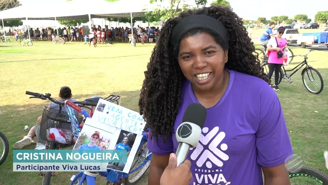 Passeio ciclístico reúne mais de 600 luverdenses na tarde de sábado