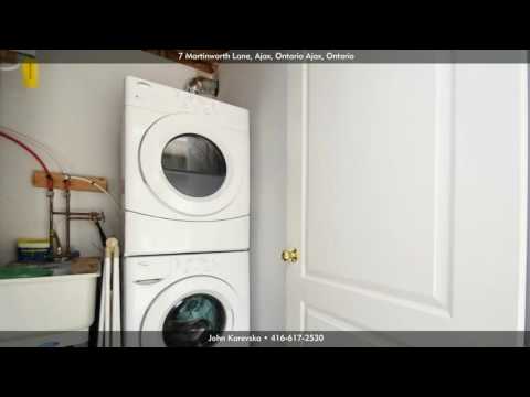 7 Martinworth Lane, Ajax, Ontario, Ajax, Ontario - Virtual Tour