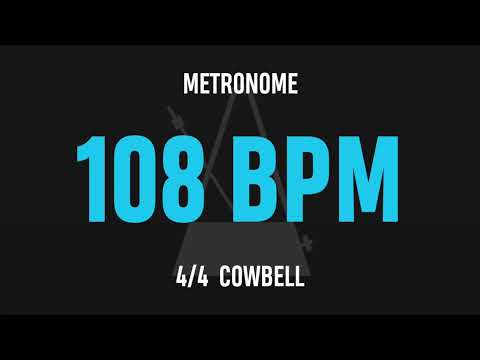 108 BPM 4/4 - Best Metronome (Cowbell)