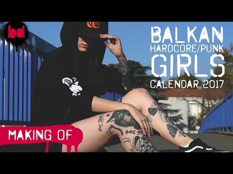 BALKAN HARDCORE/PUNK GIRLS CALENDAR 2017 / Making Of