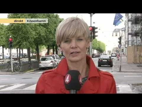 Anna Herdenstam ger en direktrapport från Eurovison  - Nyhetsmorgon (TV4)