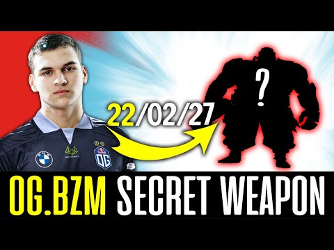 OG.bzm Secret Weapon Mid Hero for GAMERS GALAXY Invitational Series Dubai 2022 DOTA 2 DOTA 2