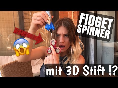 I "print" a FIDGET SPINNER with a 3D pen | BibisBeautyPalace