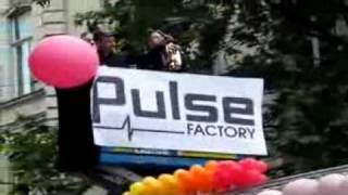 Sir Charles Live Sax performer @ Pride 2009 (pjanoo) Electro House with dj