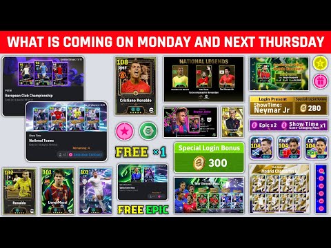 Mise à jour eFootball 2026 ! Au programme demain et jeudi dans eFootball 🤩 Contrat de sélection g...