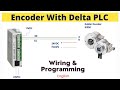 Encoder Interfacing With Delta PLC Wiring Programming English