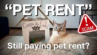 "PET RENT" is housing discrimination: 4 ways to beat the system & save money