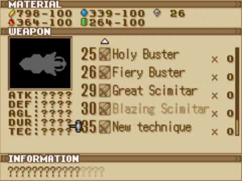 Summon night Swordcraft Story Extra high level = easy game