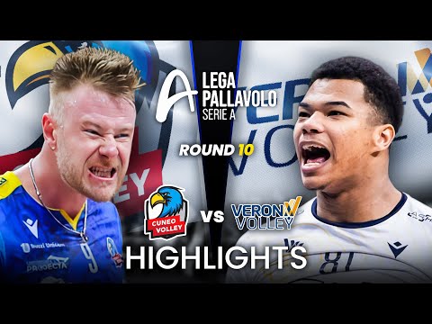 Verona vs Cuneo | Highlights | Italian Volleyball League 2025