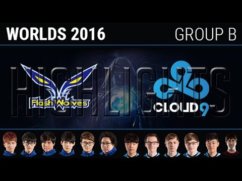 Flash Wolves vs Cloud 9 Highlights, S6 World Championship 2016 Group B Day 3, FW vs C9