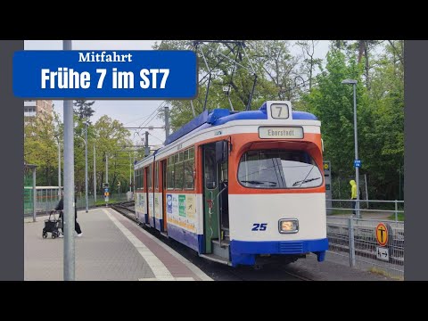 Darmstadt | Mitfahrt Linie 7, im ST7