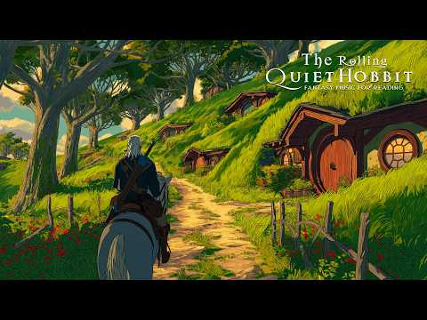 Rolling Quiet Hobbit Hills Ambience | Fantasy Music for Reading & Immersive Worlds