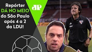 ‘Parabéns, Diniz, Leco e Daniel Alves!’: Repórter desabafa após derrota do São Paulo