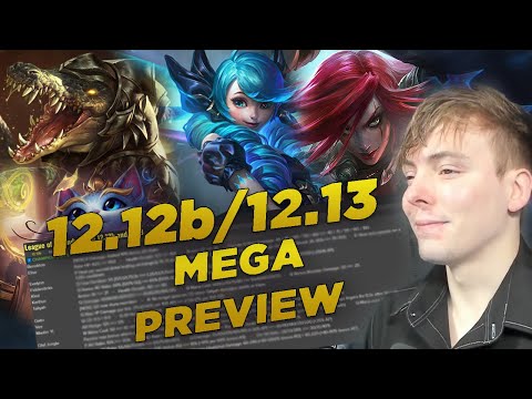 LS | LoL PATCH 12.12b + 12.13 MEGA PREVIEW + Gwen and Sivir updates