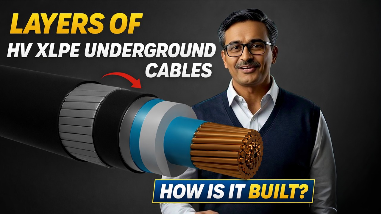 HV XLPE Underground Cable Construction Explained | Layers, Function & Design