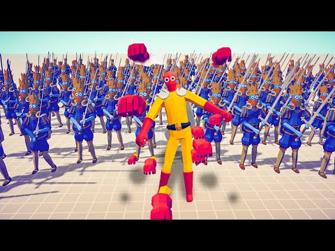 🥊 SAITAMA ONE PUNCH MAN 🥊 VS ⚔️ 50x EVERY TEAM BOSS / Totally Accurate Battle Simulator ( TABS )