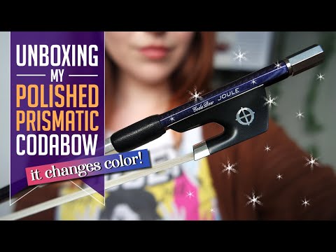 Unboxing a COLOR-CHANGING violin bow! | CodaBow "Polished Prismatic"