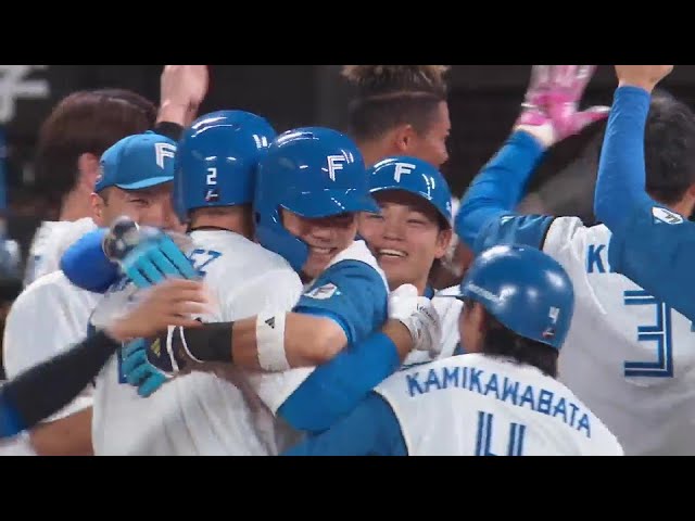 【9回裏】まさかの幕切れ!! ファイターズ・マルティネスの押し出しフォアボールでサヨナラ勝利!!  2024年9月6日 北海道日本ハムファイターズ 対 オリックス・バファローズ