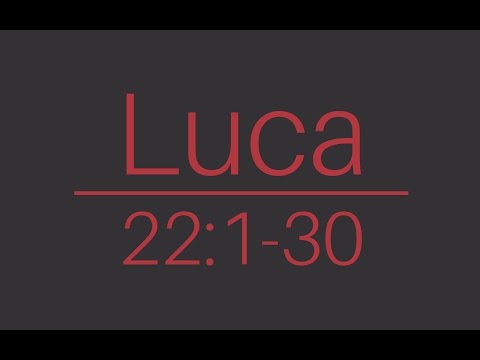 Predica Samuel Ghica: Luca 22:1-30